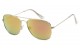 Fashionable Clear Ear Tips Square Aviator Sunglasses AF112-RV