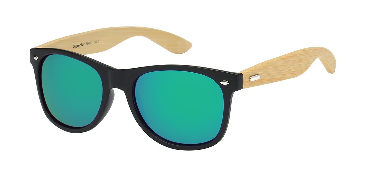 Bamboo Wood Wayfarer Sunglasses Sold in Bulk Bamboo Wayfarer Shades