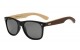 Polarized Bamboo Wood Wayfarer Sunglasses 89001