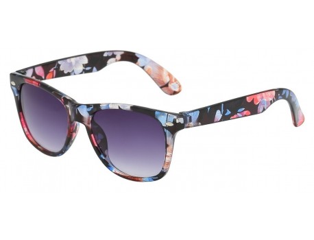 Kids Wayfarer Crystal Flowery Print kg-wf01-flw