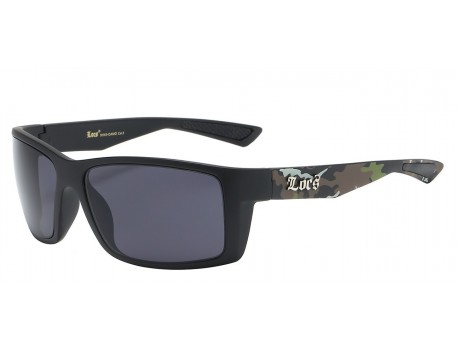 Locs Square Camo Print Sunglasses loc91143camo