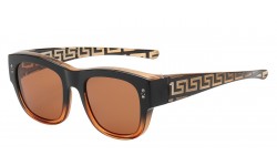 Polarized Baricade Accented Temple Shades pz-bar612