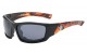 Foam Padded Flame Print Motorcycle Shades cp930