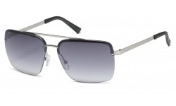 Classic Semi Rimless Aviator Shades 711039