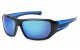 Arctic Blue Square Frame Blue Tech Lens Shades ab-51