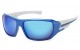 Arctic Blue Square Frame Blue Tech Lens Shades ab-51