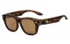 Polarized Baricade Accented Temple Shades pz-bar612