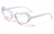 Metallic Rimless Heart Frame M10675-HEART