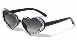 Metallic Rimless Heart Frame M10675-HEART