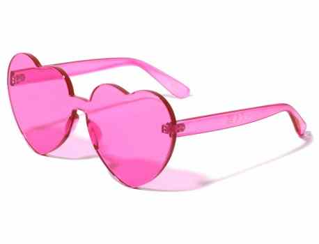 Metallic Rimless Heart Frame M10675-HEART