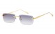 Giselle Metallic Square Sunglasses gsl28153