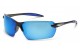 Arctic Blue Sleek Contour Sunglasses ab-45