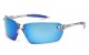 Arctic Blue Sleek Contour Sunglasses ab-45