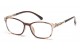 Thin Rounded Square Unisex Readers r364-asst