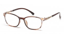 Thin Rounded Square Unisex Readers r364-asst