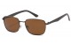 Classic  Metallic Square Sunglasses 711045