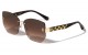 Lion Head Metallic Rimless Sunglasses lh-m7837