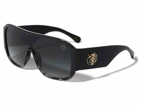 Lion Head Metallic Rimless Sunglasses lh-m7837