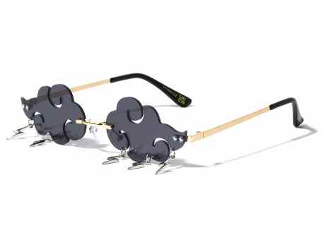 Metal Rimless Lightning Cloud m10896