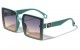 KLEO Tip Temple Cutout Square Wholesale Sunglasses lh-p4069