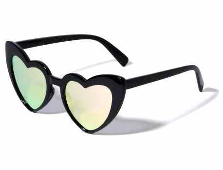 Heart Shaped Rose Gold Sunglasses