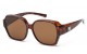 Polarized Baricade Accented Temple Shades pz-bar612