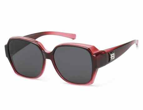 Polarized Baricade Accented Temple Shades pz-bar612