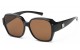 Polarized Baricade Accented Temple Shades pz-bar612