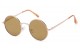 Classic Metallic Round Sunglasses 711046