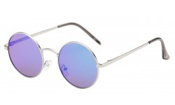 Classic Metallic Round Sunglasses 711046