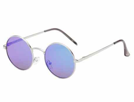 Classic Metallic Round Sunglasses 711046