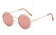 Classic Metallic Round Sunglasses 711046