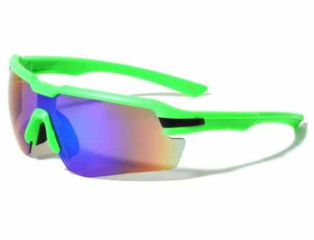 Semi Rimless Shield Sports Sunglasses bp0183-cm