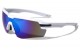 Semi Rimless Shield Sports Sunglasses bp0183-cm