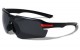 Semi Rimless Shield Sports Sunglasses bp0183-cm