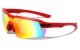 Semi Rimless Shield Sports Sunglasses bp0183-cm