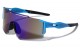 Rimless Shield Ink Splater Sunglasses bp0199-cm