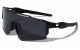 Rimless Shield Ink Splater Sunglasses bp0199-cm