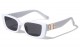 Mirrored-B Rectangle Sunglasses p30568