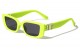 Mirrored-B Rectangle Sunglasses p30568