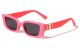 Mirrored-B Rectangle Sunglasses p30568