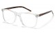 Readers R357-ASST (Mix Strength) Criss Cross Pattern Print with Spring Temple Unisex Frame