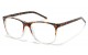 Readers R357-ASST (Mix Strength) Criss Cross Pattern Print with Spring Temple Unisex Frame