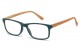 Readers R357-ASST (Mix Strength) Criss Cross Pattern Print with Spring Temple Unisex Frame