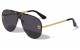 Lion Head Metallic Rimless Sunglasses lh-m7837