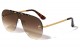 Lion Head Metallic Rimless Sunglasses lh-m7837