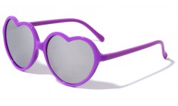 Heart Neon Round Sunglasses pt0031-neon-heart