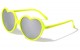 Heart Neon Round Sunglasses pt0031-neon-heart