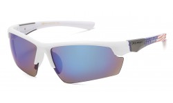 Xloop Polymer Wrap Frame Sunglasses x2602