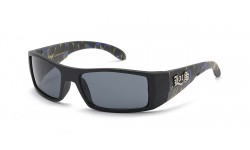 Locs Skull Printed Temple Sunglasses loc91125-skl